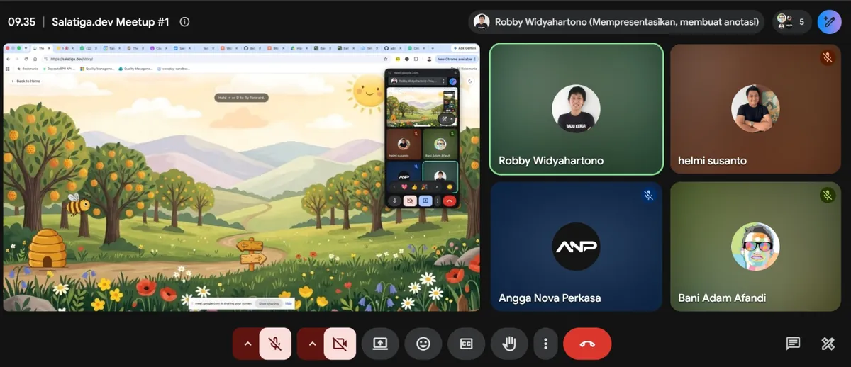 The first salatiga.dev meetup